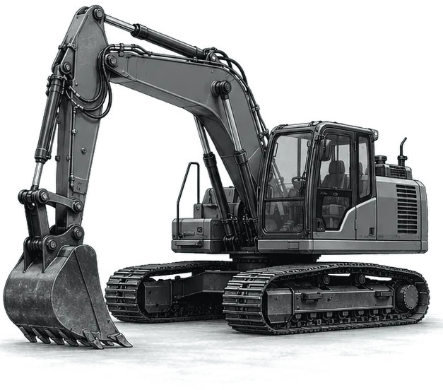 Tracked excavator