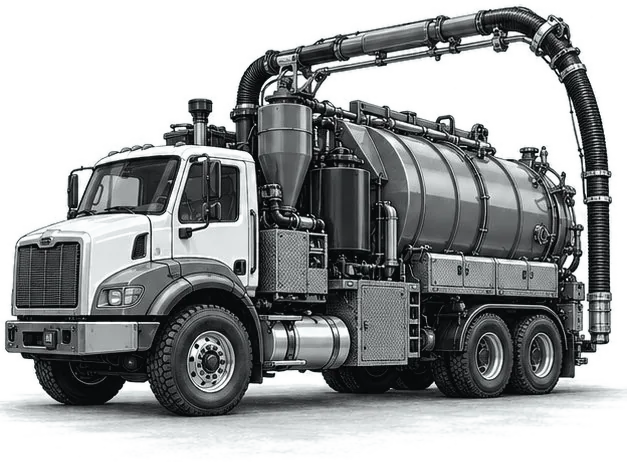 Vacuum excavation truck